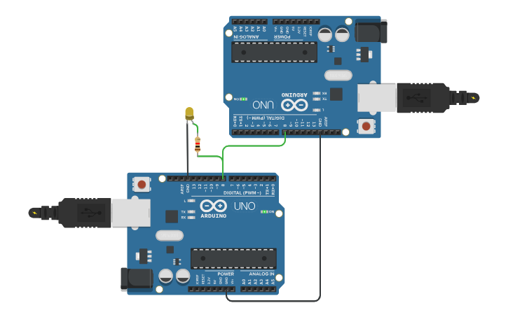 Circuit design Práctica 1 - Tinkercad