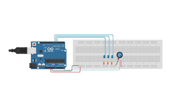 Circuit design ders6 - Tinkercad