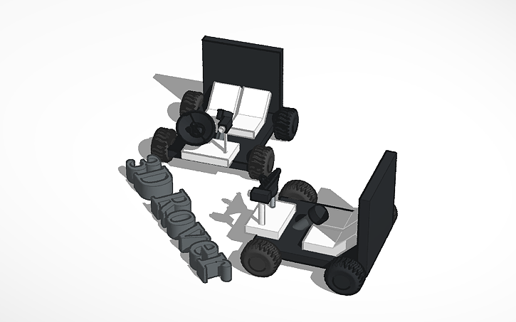 3D design 3D Rover - Tinkercad