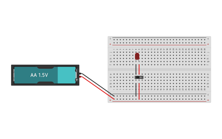 Circuit design circuit with slide switch - Tinkercad