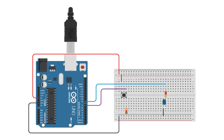 Circuit design Mariana Aja B3E - Telégrafo | Tinkercad