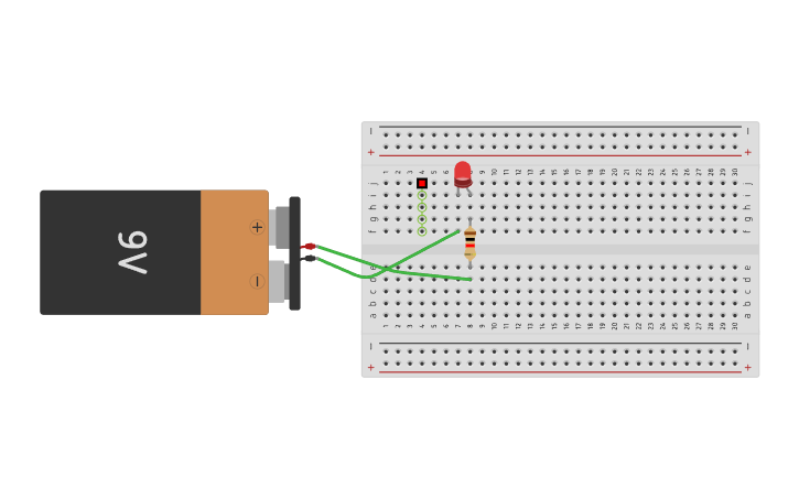 Led Module In Tinkercad Circuit design Prender un led - Tinkercad