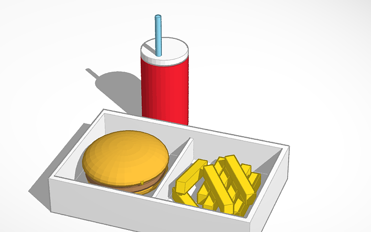 3D design jajajaja McDonald's | Tinkercad