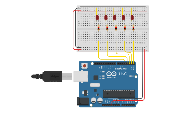 Circuit design TASK 2 | Tinkercad