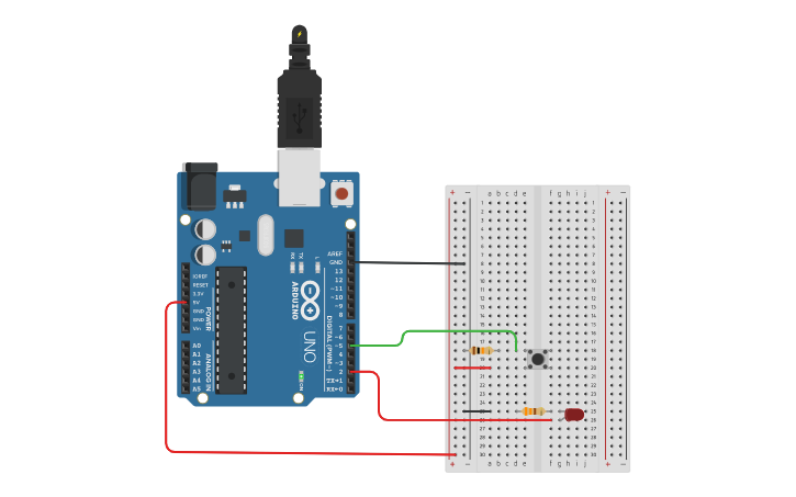 Circuit design Arduino Concept Card - Unit 1 - Concept 1 - Tinkercad