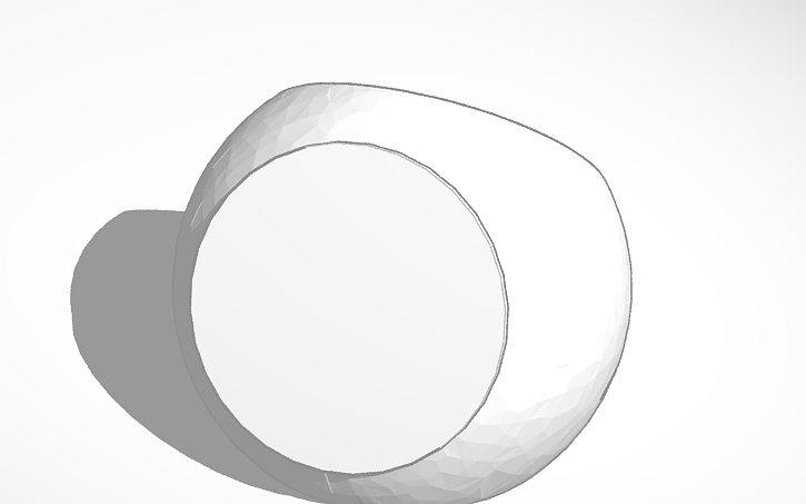 3D design 2020 2021 Student Blank Hero Signet Ring Tinkercad