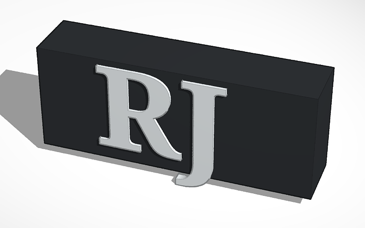 Rashaun Rj Wall Gray And Black Tinkercad Rashaun Rj Wall Gray And Black Tinkercad