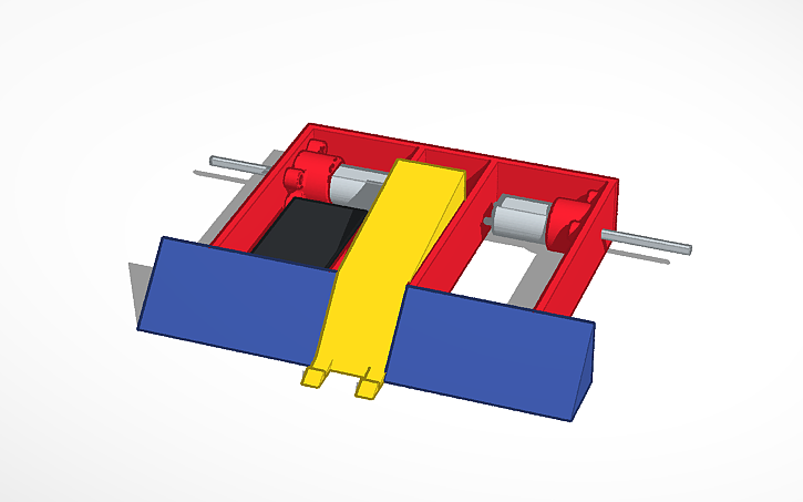3D design WIP Spring Flipper Antweight - Tinkercad