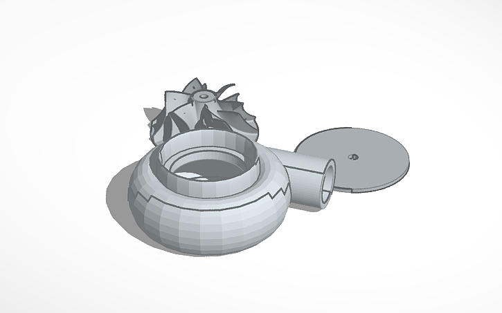 3D design turbo part 1,2,3 - Tinkercad
