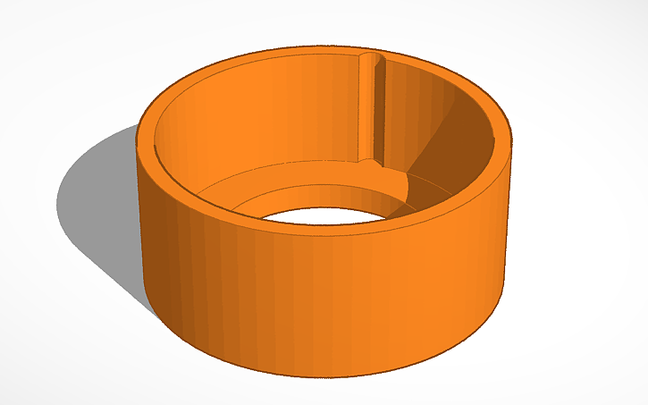 3D design humidifier cap - Tinkercad