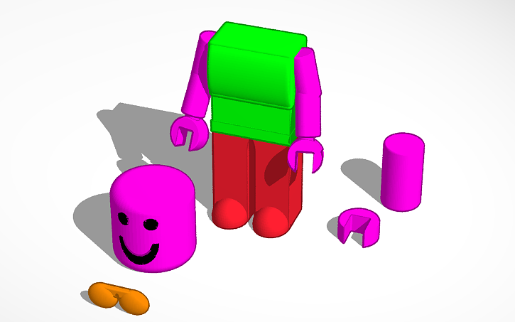 Realsilly In Roblox Unfinished Tinkercad - 3d design roblox robloxian 2 0 r6 tinkercad wholefedorg