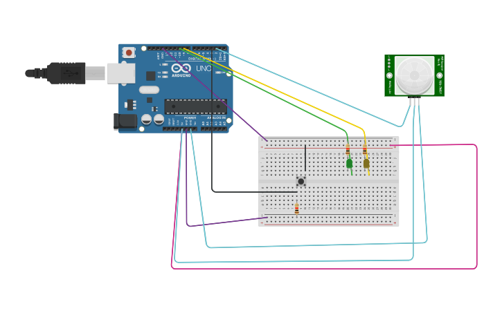 Circuit design Cinta transportadora - Tinkercad