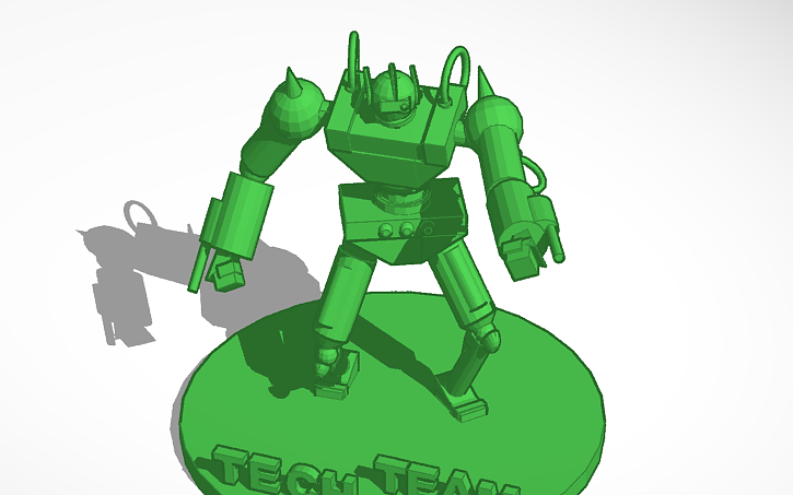 3D design Tech Team 16 - Robot Roly - Tinkercad