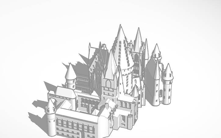 3D design Hogwarts - Tinkercad