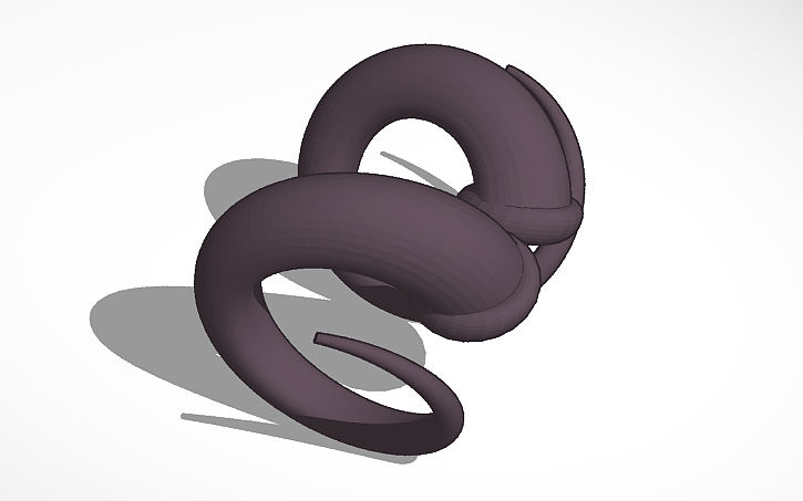 3D design Basic male Ram horns 2.0 - Tinkercad