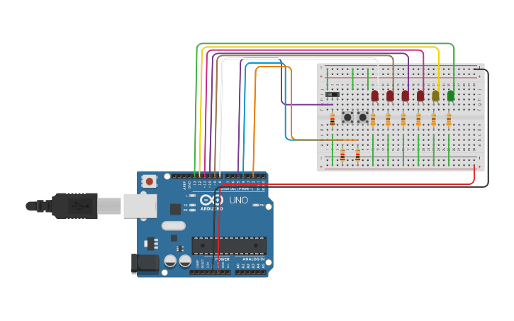 Circuit design project 3 arduino | Tinkercad
