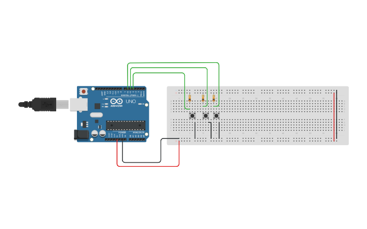 Circuit design antonini automa 1 | Tinkercad