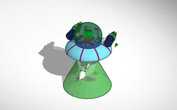 3D design ИНОПЛАНЕТНАЯ ТАРЕЛКА | Tinkercad