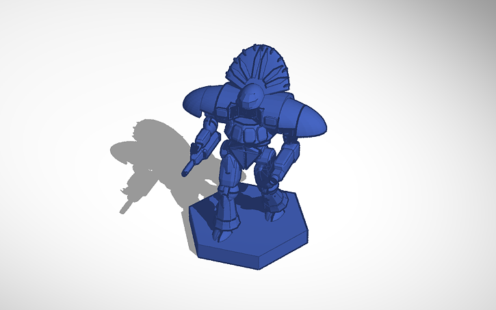 3D design Huron Warrior HUR-WO-R4L mech for Battletech | Tinkercad