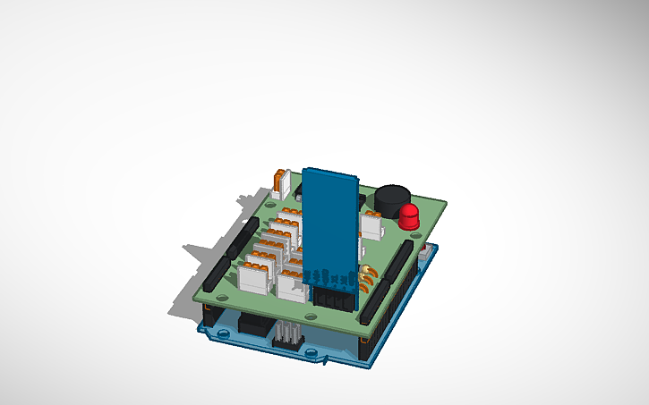 3D design Pcb arduino uno | Tinkercad