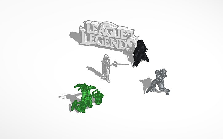 3D design League of Legends fight | Tinkercad