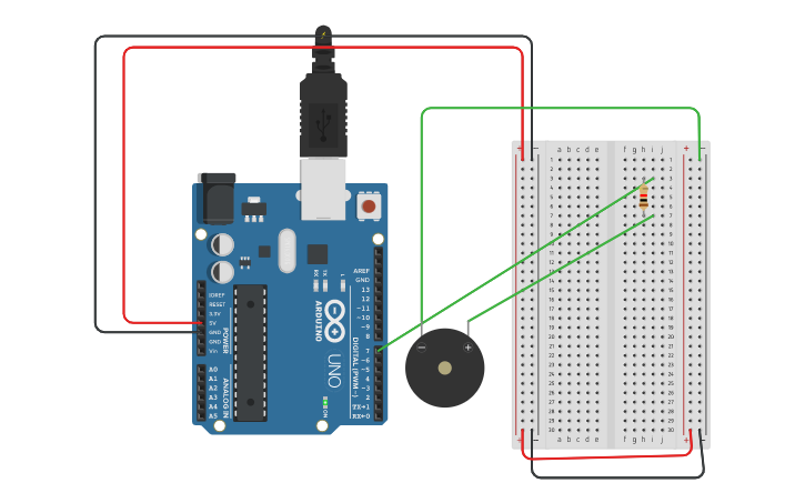 Circuit design sound sensor - Tinkercad