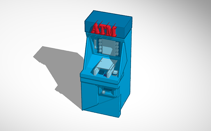 3d Design Cajero Digital - Tinkercad