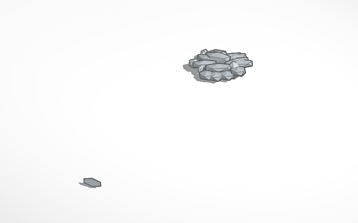 3D design Rocks - Tinkercad