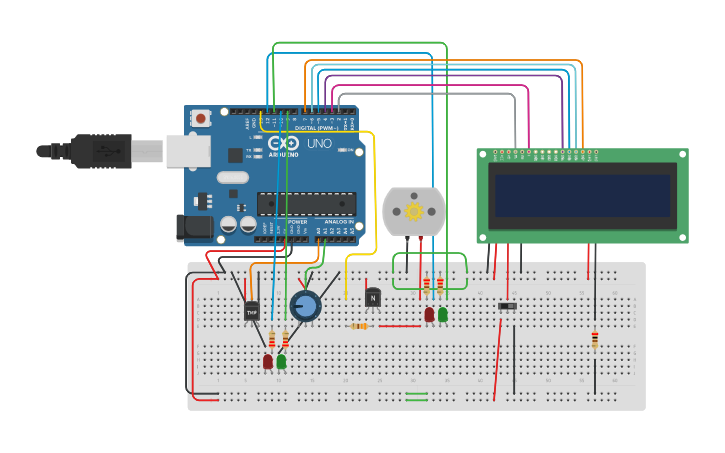 Circuit design IOT PROJECT FINAL REVIEW | Tinkercad