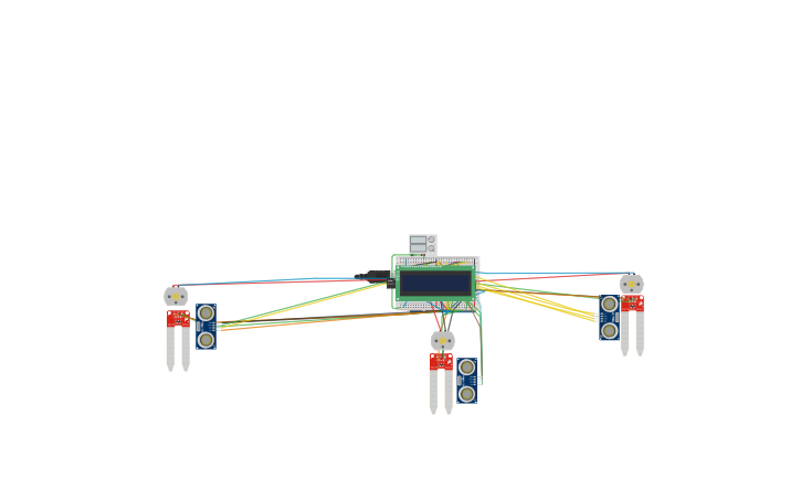Circuit design souls of vision - Tinkercad