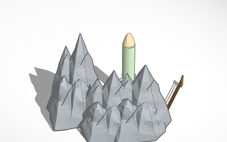 3D design Proiect Racheta - Tinkercad