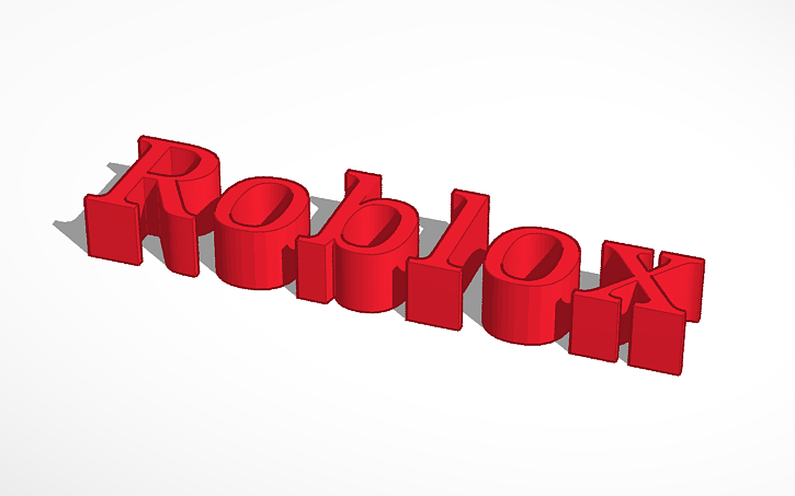 Roblox Sign Tinkercad