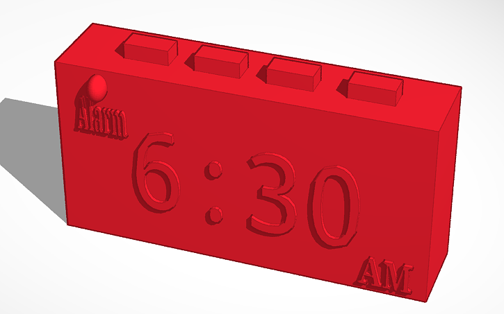 3D design Sure-Waker-Uper Alarm Clock - Tinkercad