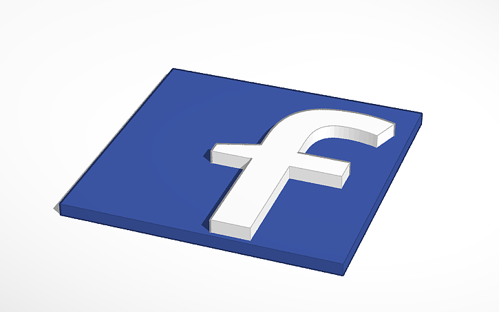 Fb Logo Tinkercad