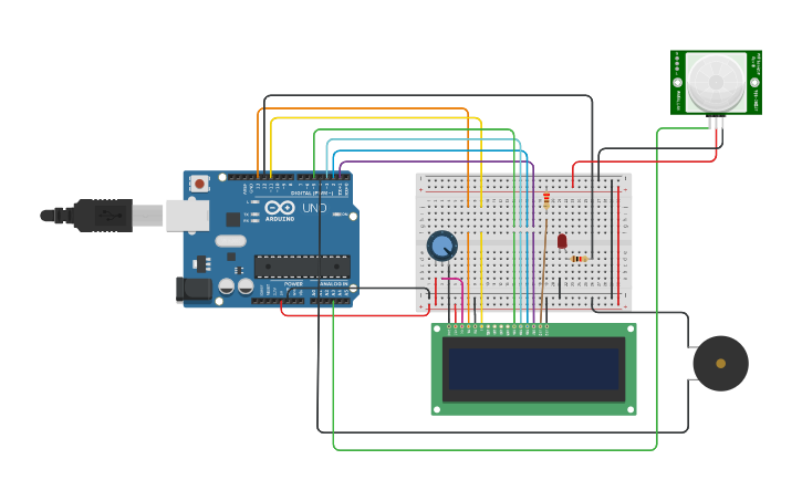 Circuit design Start Simulating - Tinkercad