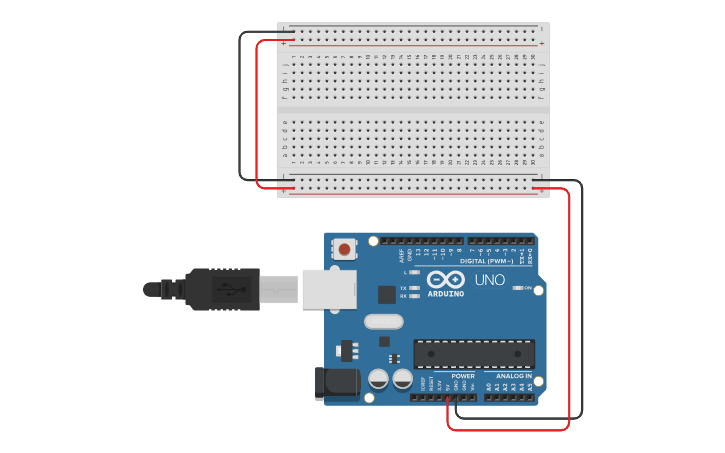 Circuit design Arduino Template - Tinkercad