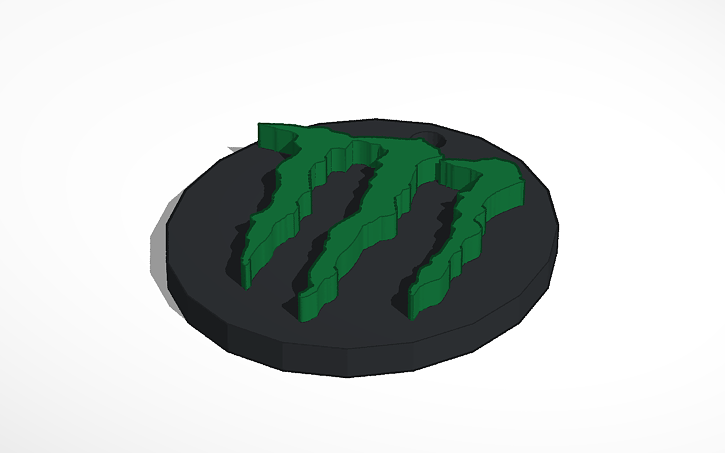 3D design monster energy - Tinkercad