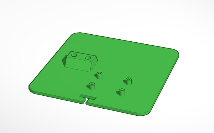 3D design Weight sensor down - Tinkercad