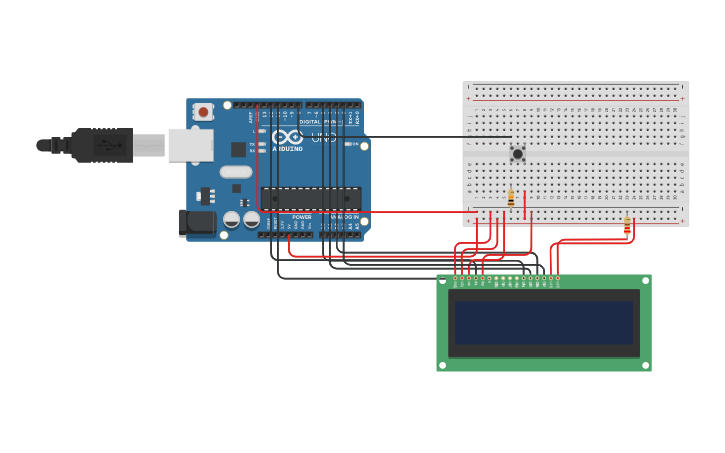 Circuit design Flappy Bird | Tinkercad