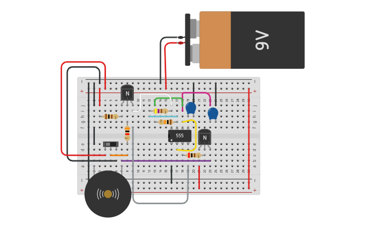 Circuit design ECS200 | Tinkercad