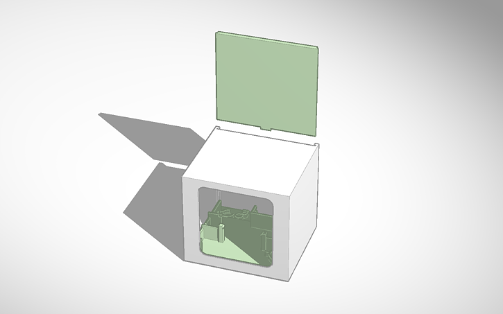 3D design LCD_alarm_clock_base.001 | Tinkercad
