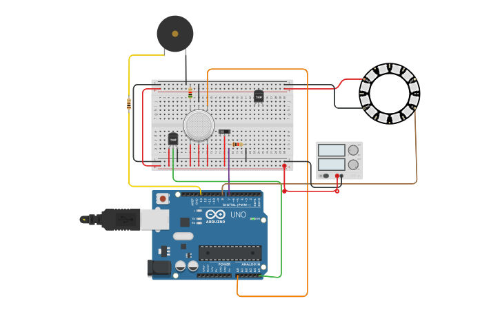Circuit design Ian Rauber taller 5 - Tinkercad