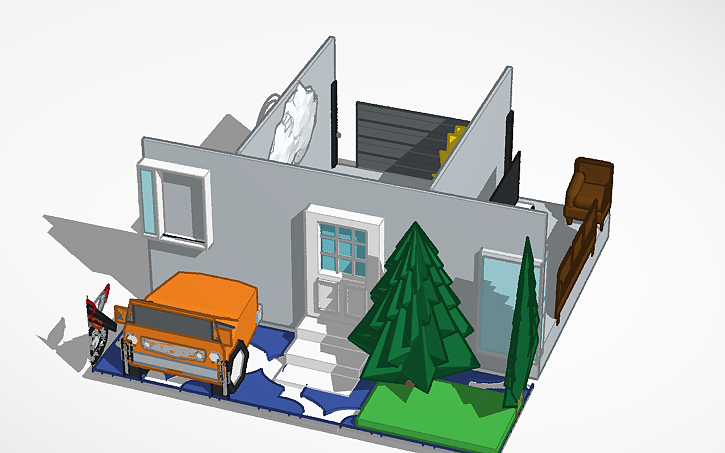 3D design House - Tinkercad