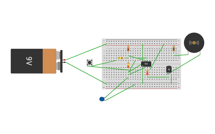 Circuit design Daring Robo | Tinkercad