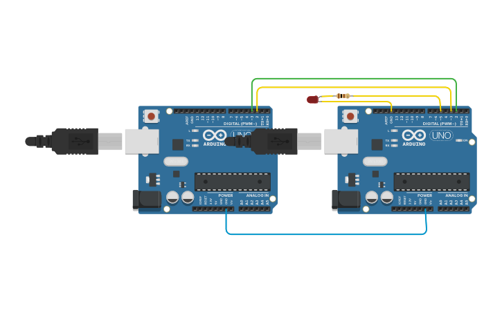 Circuit design UART demo - Tinkercad