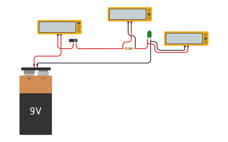 Circuit design Clase 5 - Circuito Cerrado Simple - Tinkercad