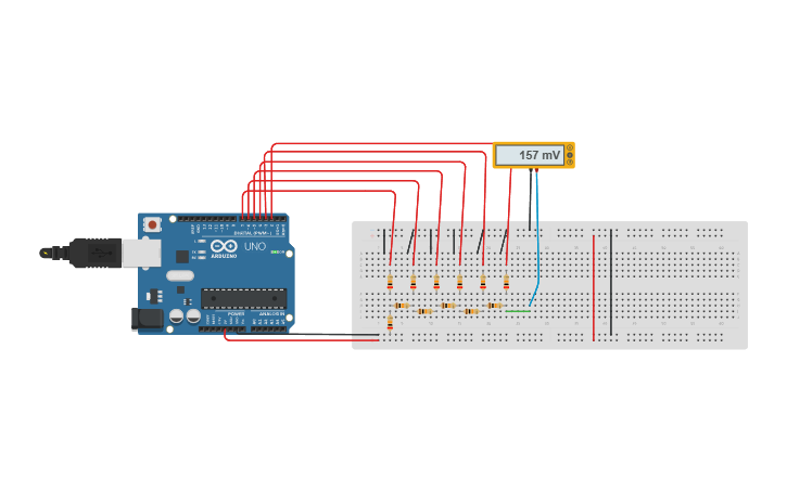 Circuit design Desafio Practico 2 - Tinkercad