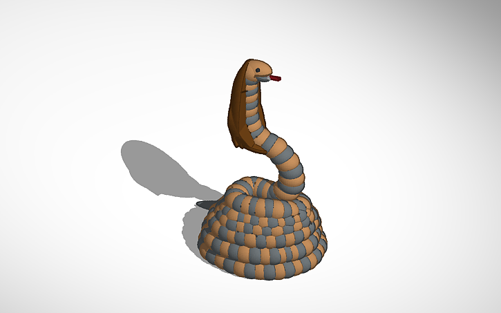 3D design Snake - Tinkercad