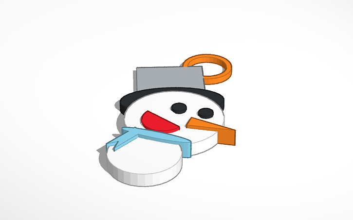 雪人 Tinkercad 雪人 Tinkercad
