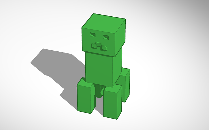 3D design Minecraft Creeper | Tinkercad